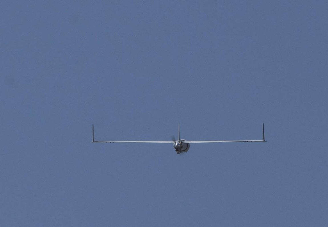 Demostración del sistema &#039;Scan Eagle&#039; de la Armada Española