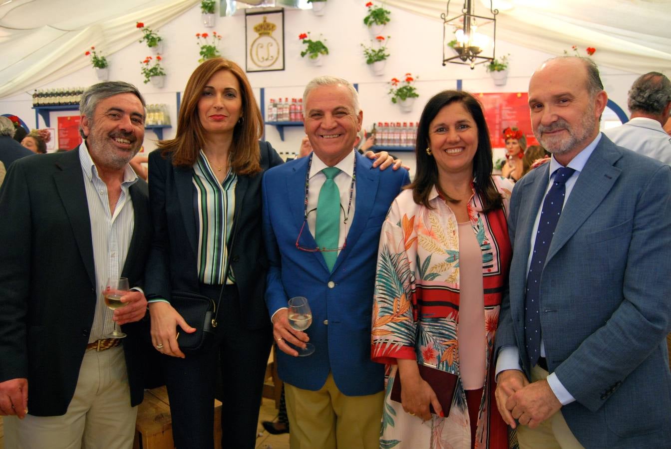 Fernando León, Gloria María Lucas, Francisco Almagro, Rosario Núñez y Antonio Uribe