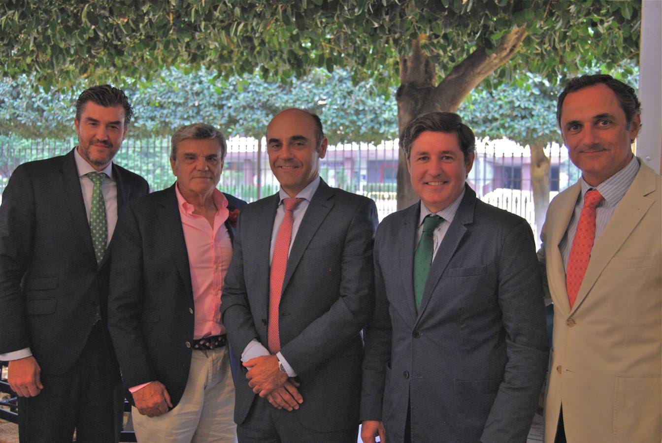 David del Castillo, Manuel del Castillo, Andrés Correa, Roberto Terry y Patricio Osborne