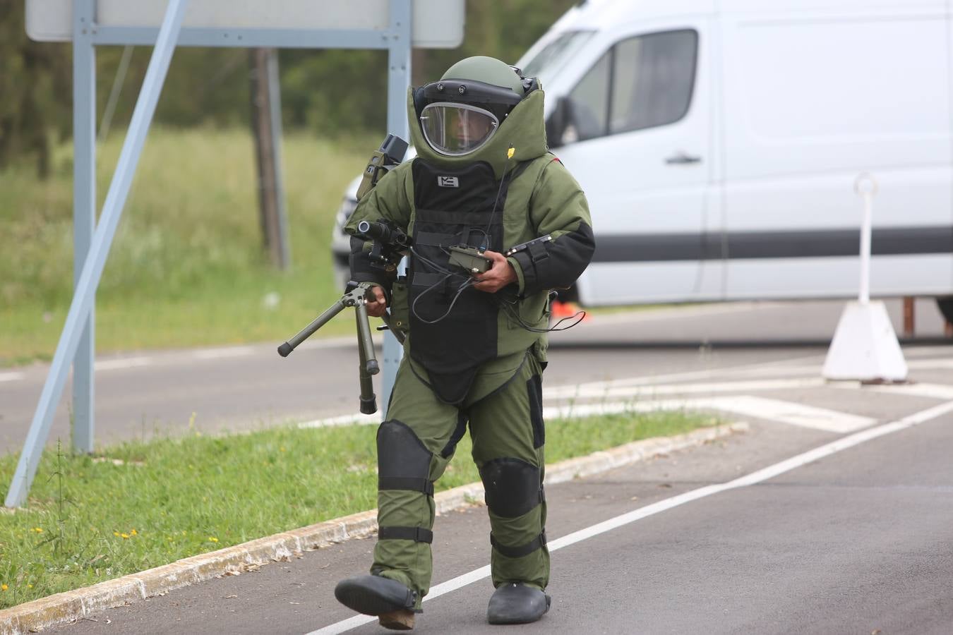 FOTOS: Ejercicio de la Fuerza de Protección de Infantería de Marina en La Carraca