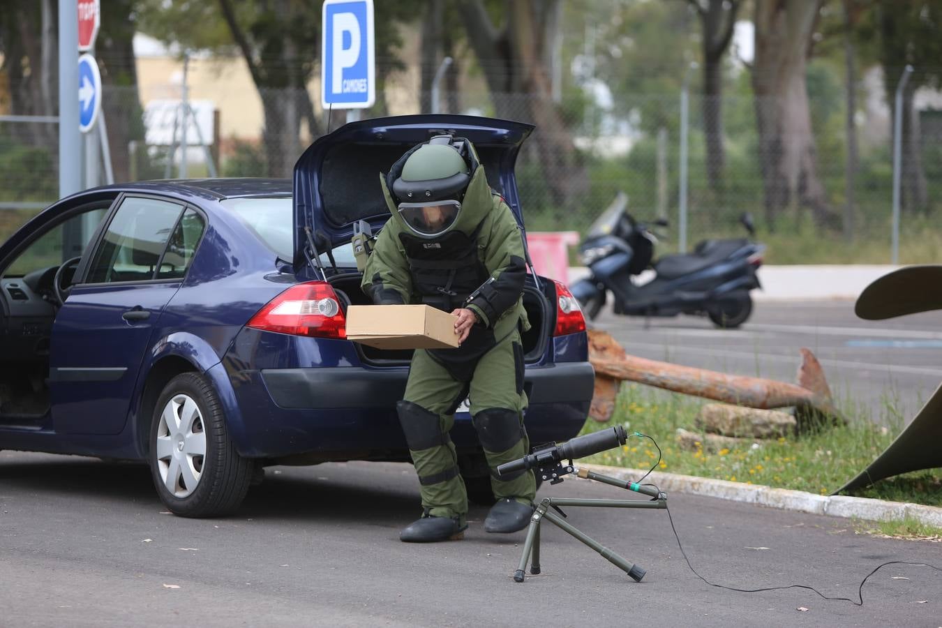 FOTOS: Ejercicio de la Fuerza de Protección de Infantería de Marina en La Carraca