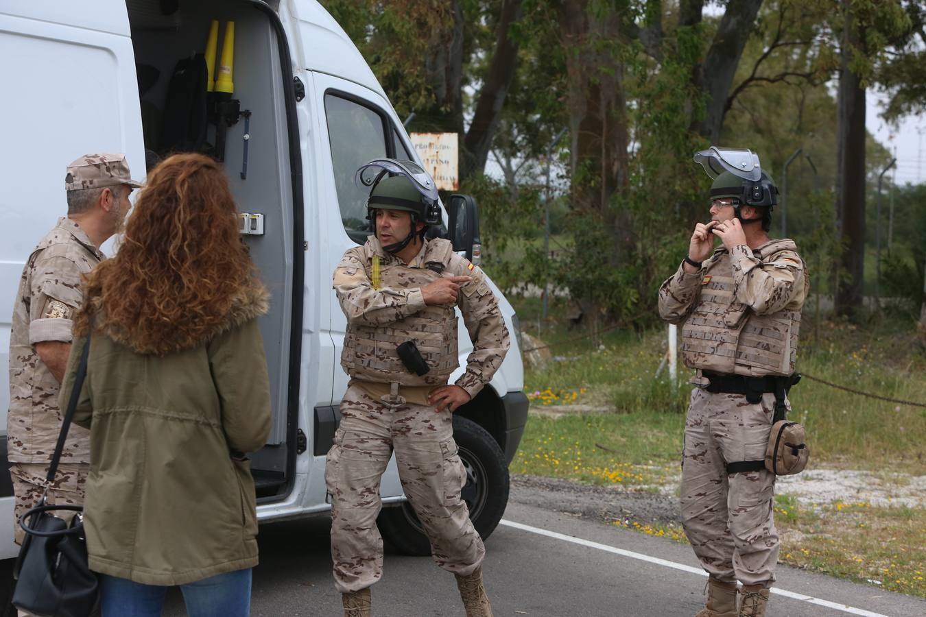 FOTOS: Ejercicio de la Fuerza de Protección de Infantería de Marina en La Carraca