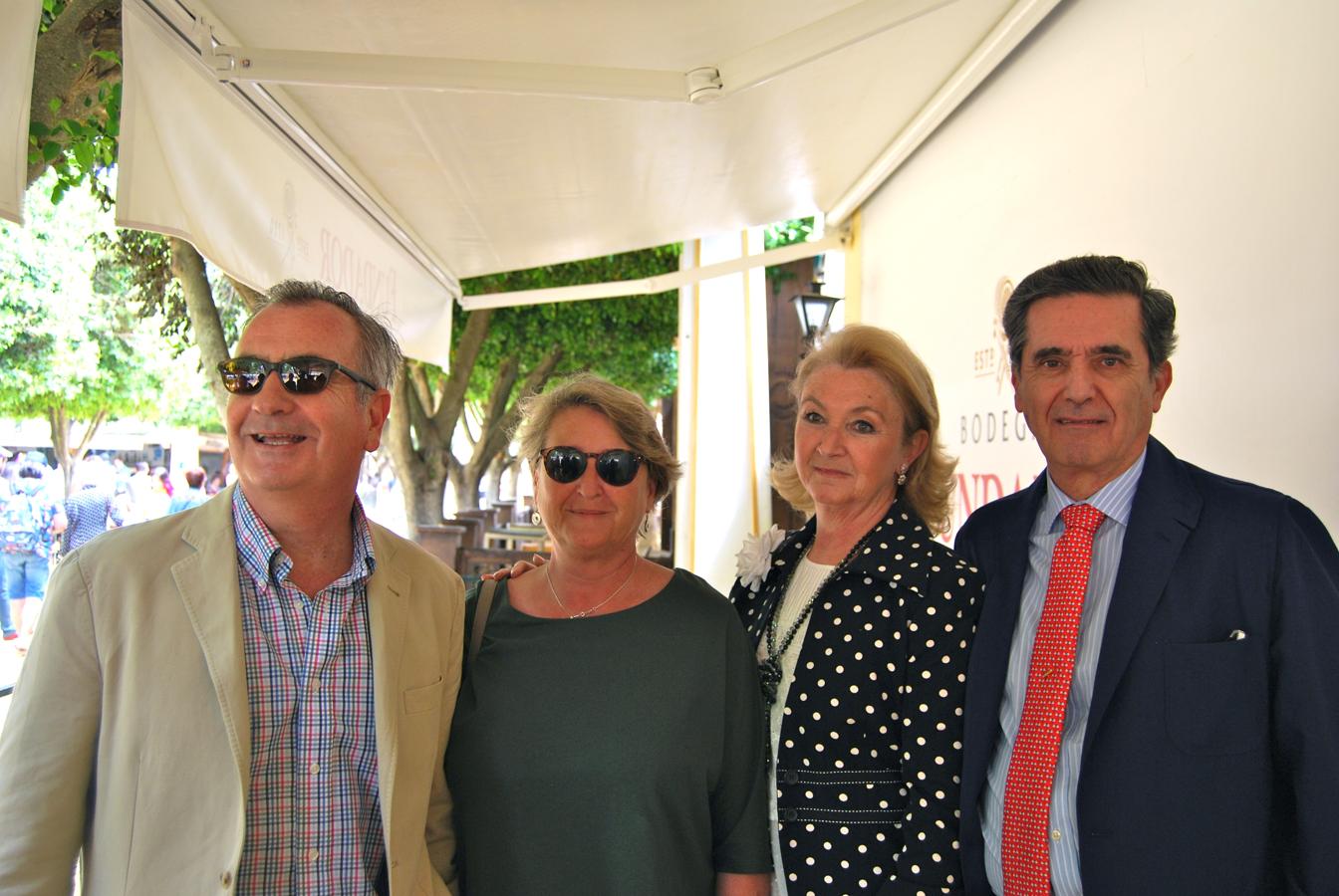 Julio Villar, Pilar Martínez, María José Sanpalo y Fernando Argüeso