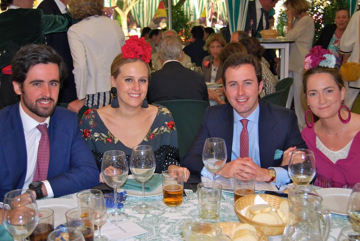 Pablo Cervera, Leonor Osma, Mumo Basabe y Cristina Domecq