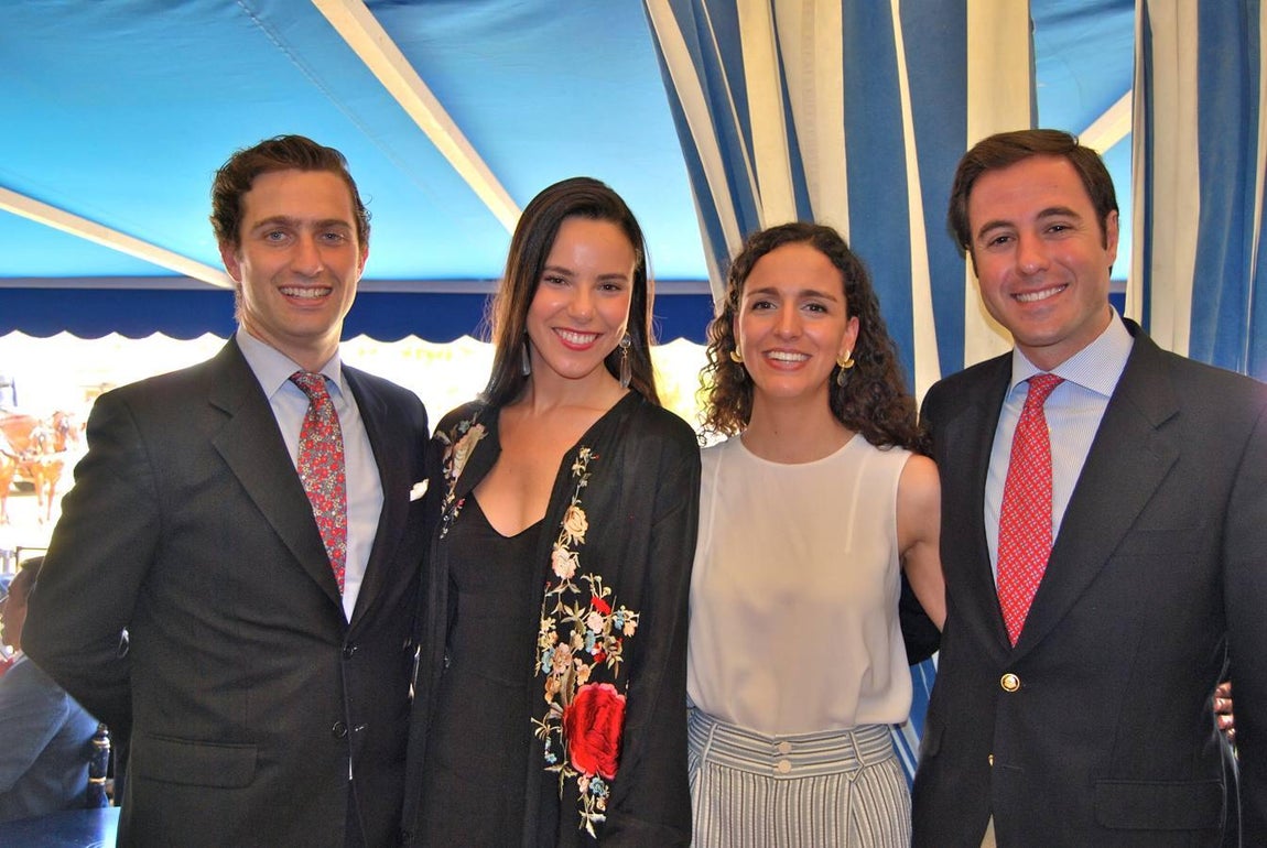 Pepe Delage, Carmen Valentín, Clara Ugarte y Javier de Juan
