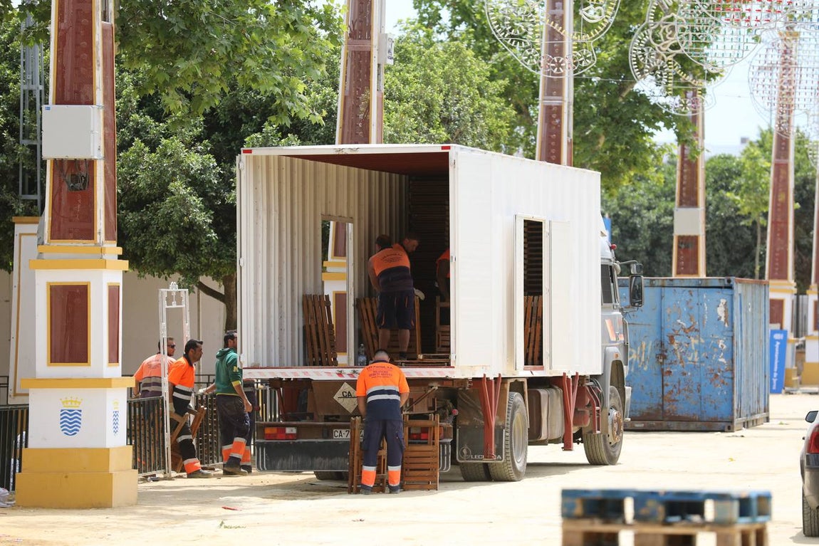 Fotos: Desmontaje de la Feria