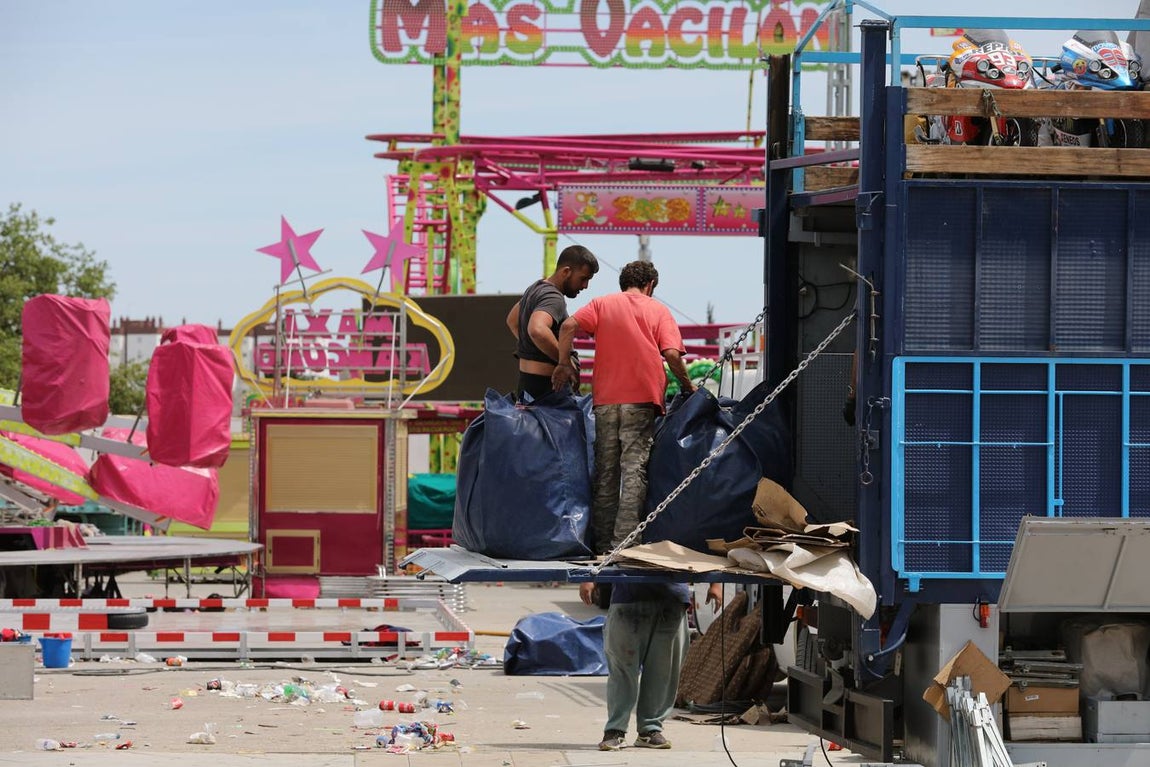 Fotos: Desmontaje de la Feria