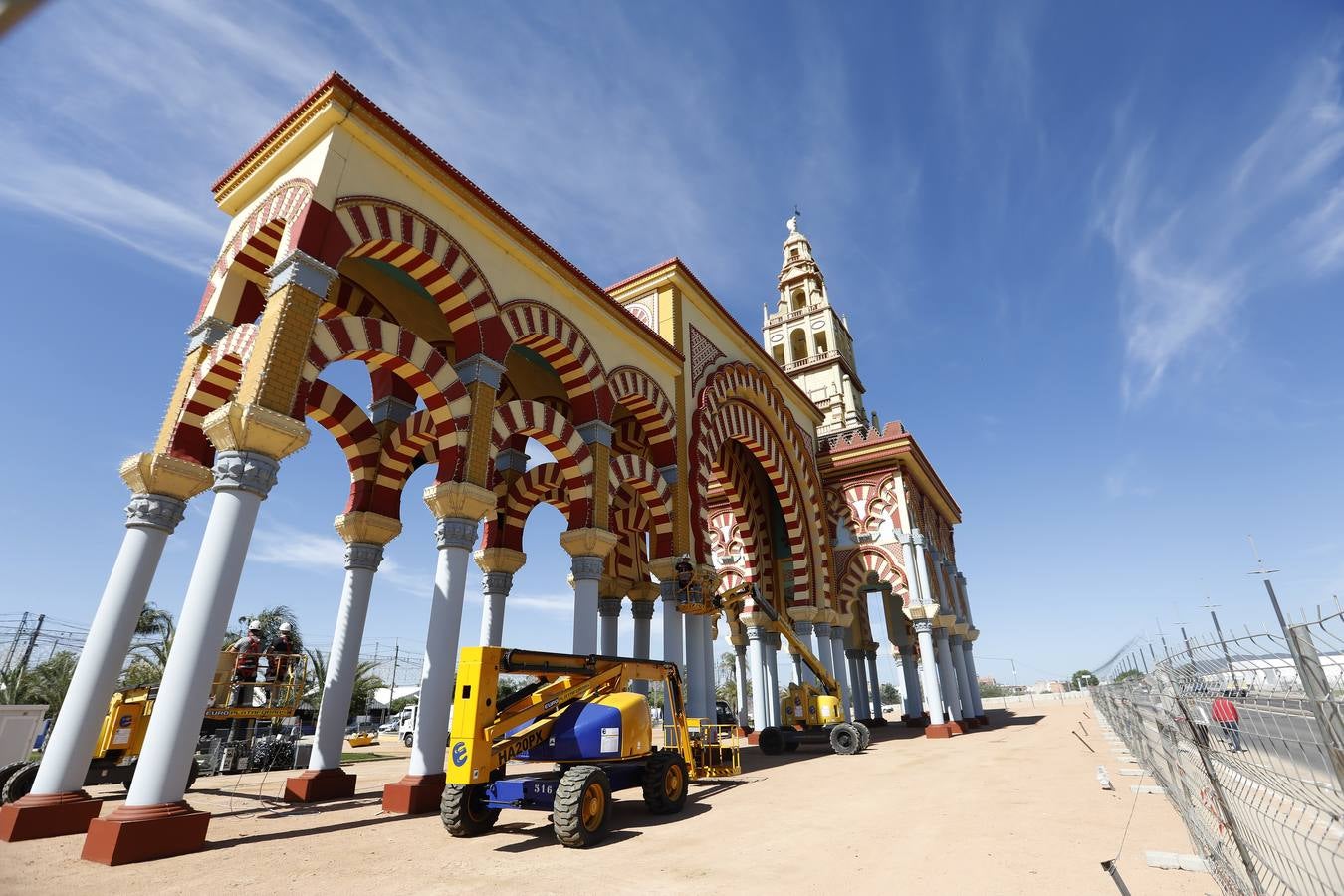 Preparativos de la Feria de Mayo de Córdoba de 2018, en imágenes