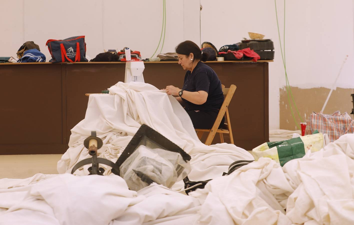 Preparativos de la Feria de Mayo de Córdoba de 2018, en imágenes