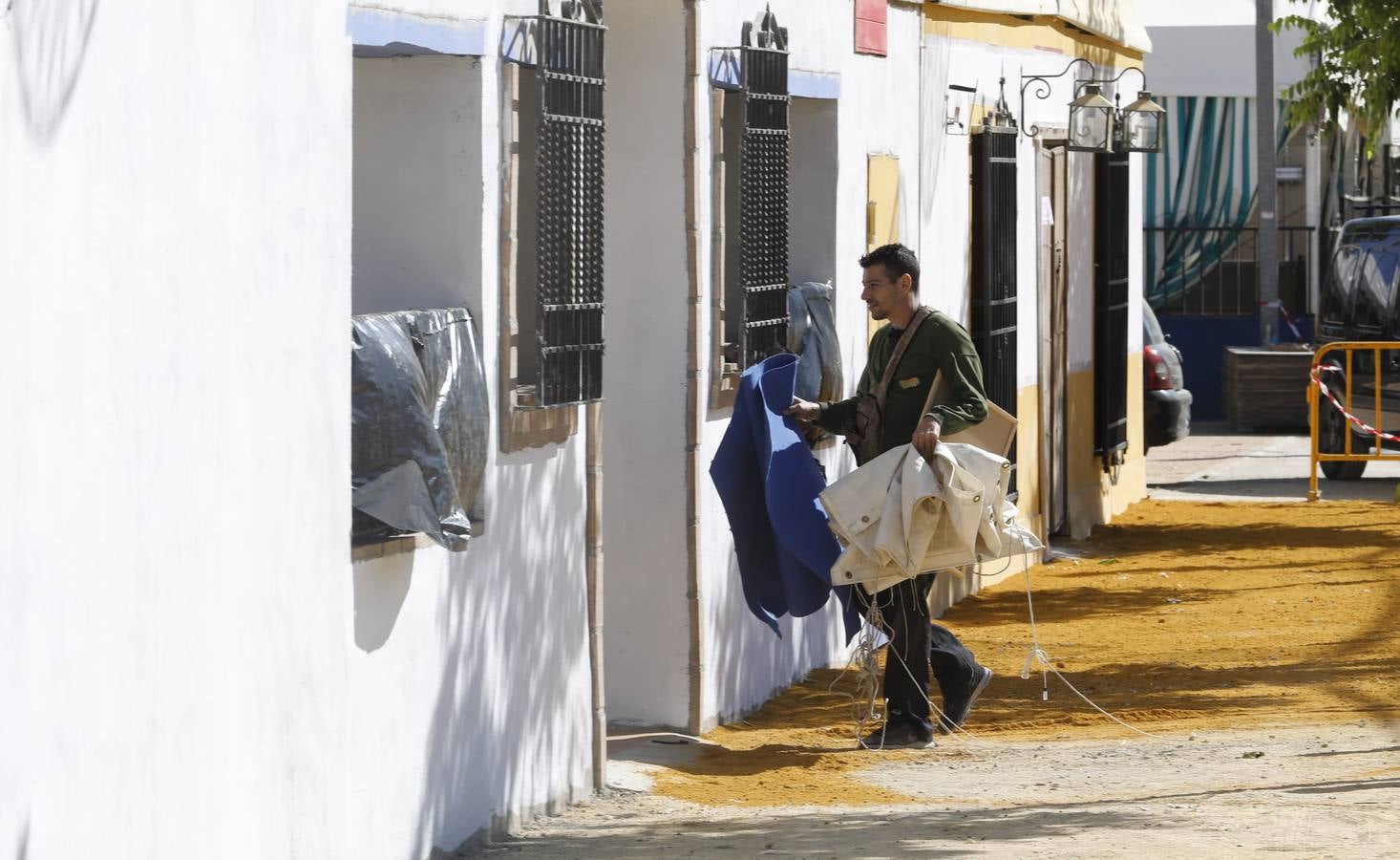 Preparativos de la Feria de Mayo de Córdoba de 2018, en imágenes