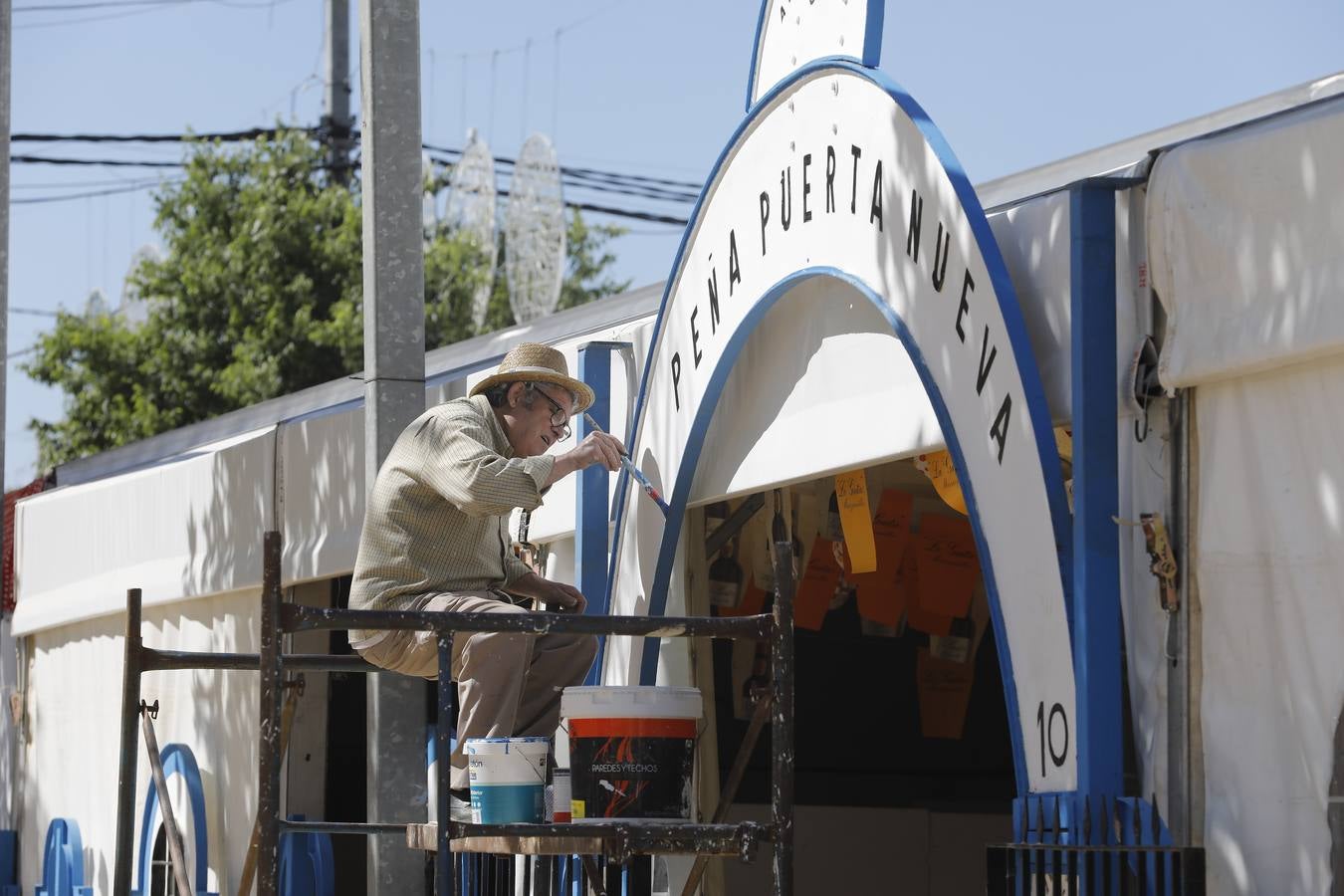 Preparativos de la Feria de Mayo de Córdoba de 2018, en imágenes