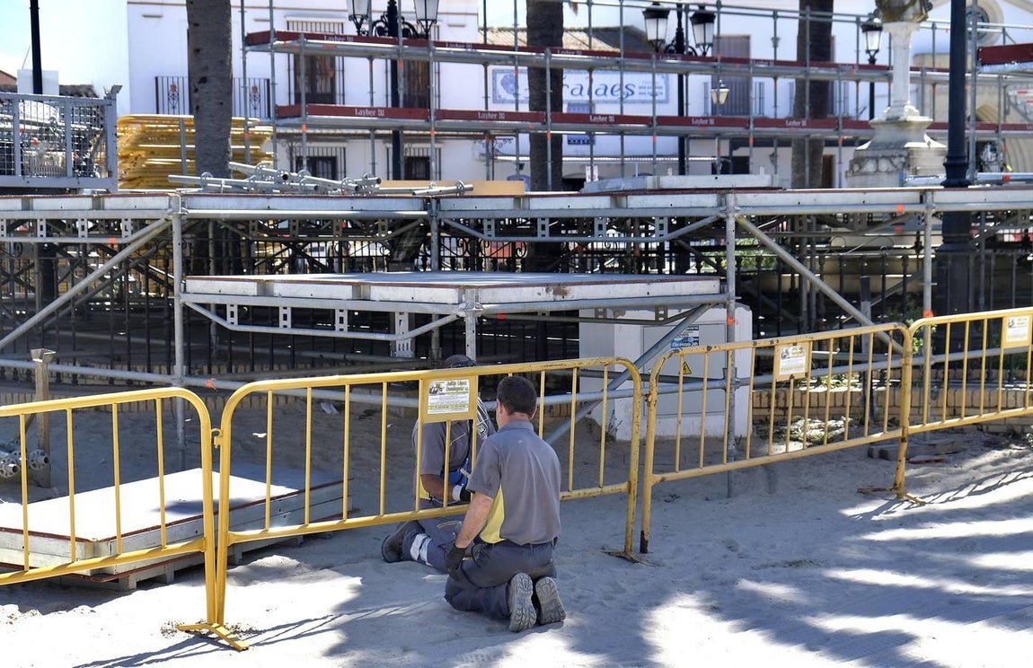 En imágenes: la aldea se prepara para la romería de el Rocío 2018