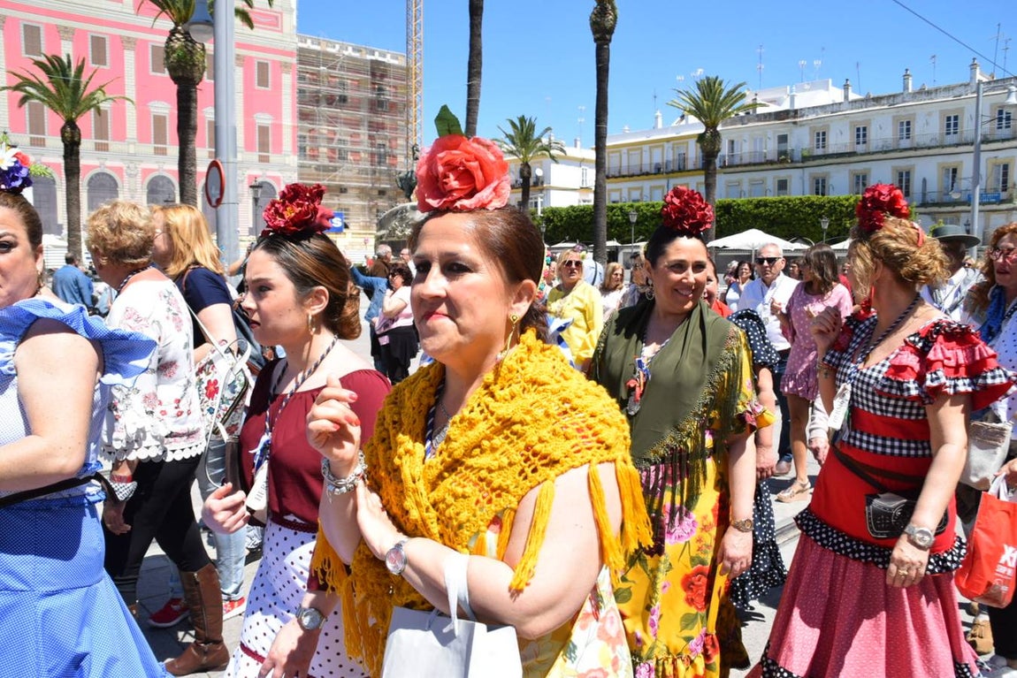 Salida de la hermandad del Rocío de San Fernando