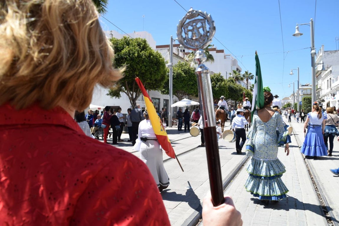 Salida de la hermandad del Rocío de San Fernando