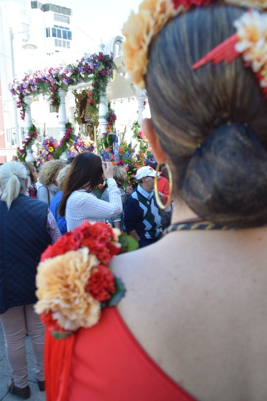 Salida de la hermandad del Rocío de San Fernando