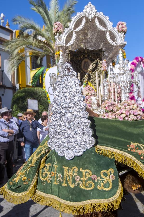 Imágenes del Rocío 2018 en Sevilla: salida de la hermandad de Gines