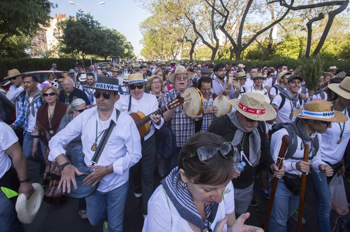 El Rocío 2018 en imágenes: salida de la Hermandad de Huelva