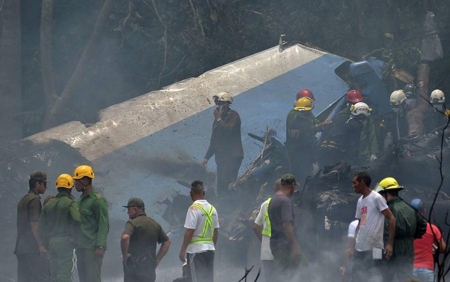 En imágenes: accidente de avión en Cuba