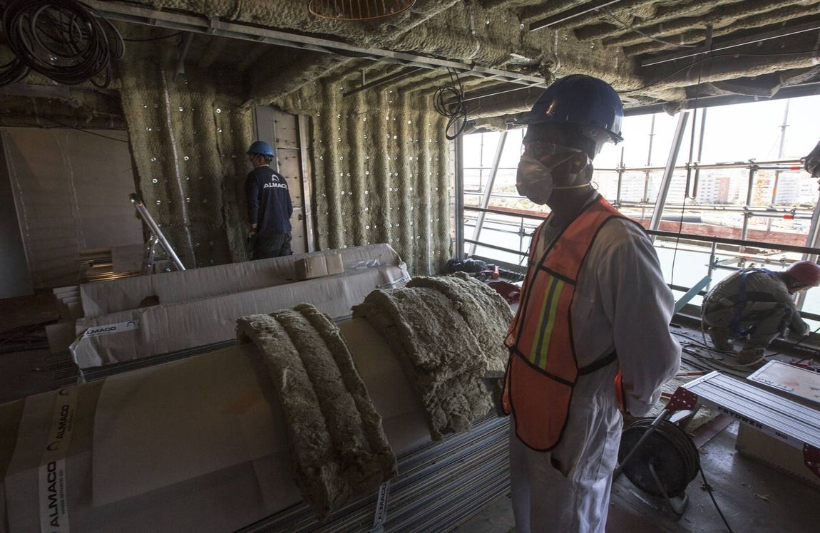 Fotos: La reparación del &#039;Mariner of the seas&#039; en Cádiz, en imágenes
