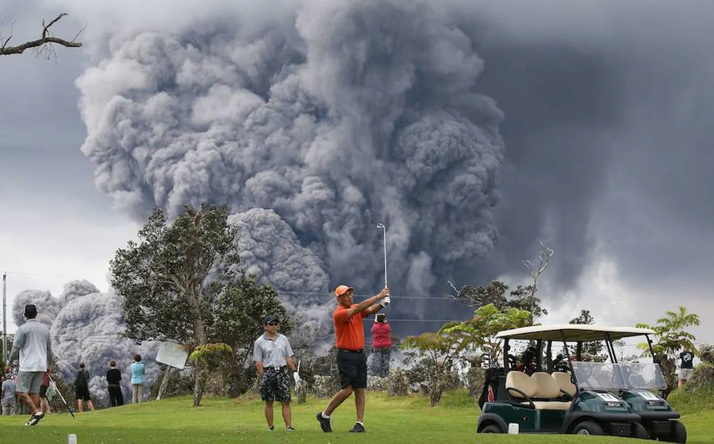 Hace tres días, la explosión del Kilauea dejaba imágenes como esta. 