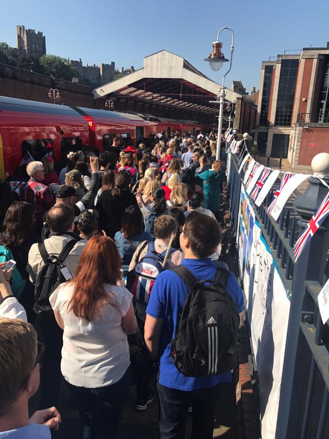 Ambiente de fiesta en Windsor, en imágenes
