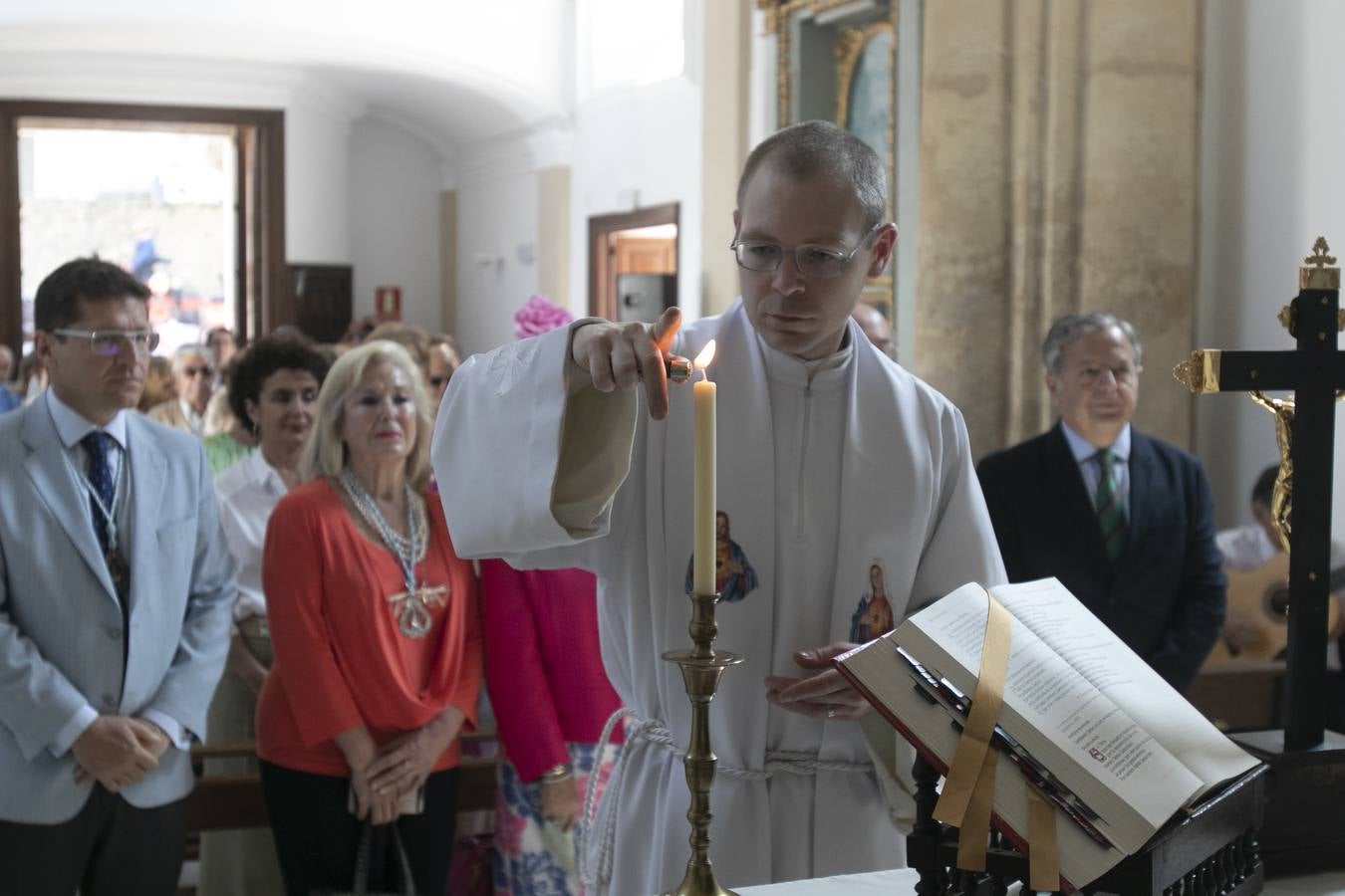 La misa y traslado del estandarte de la Virgen de la Salud de Córdoba, en imágenes