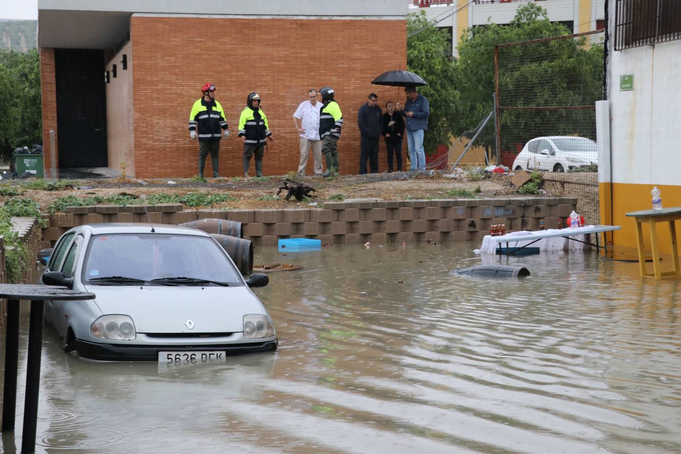 La tormenta de Lucena, en imágenes