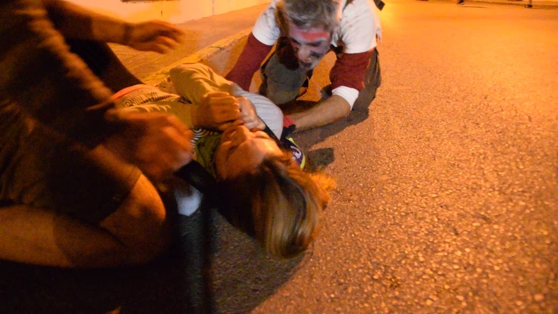 Fotos: Así ha sido el Survival Zombie en Chiclana