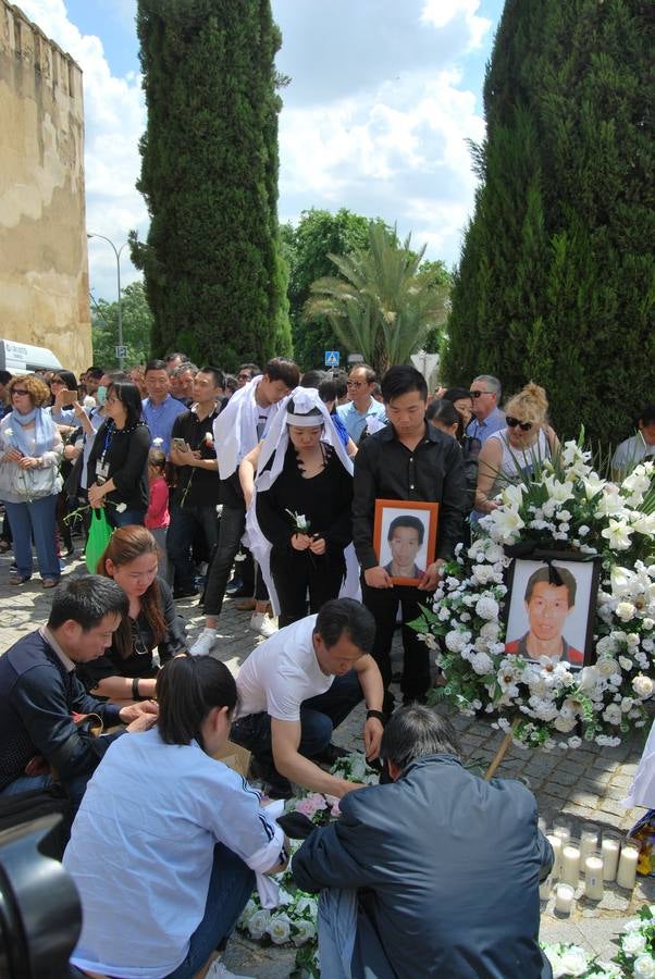 En imágenes, manifestación por el comerciante chino asesinado en Carmona