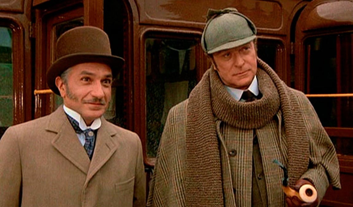 Michael Caine interpretó al detective en «Sin pistas». 