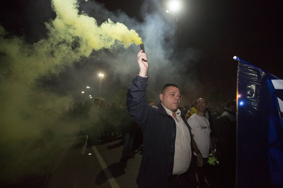 Manifestación de los funcionarios de prisiones