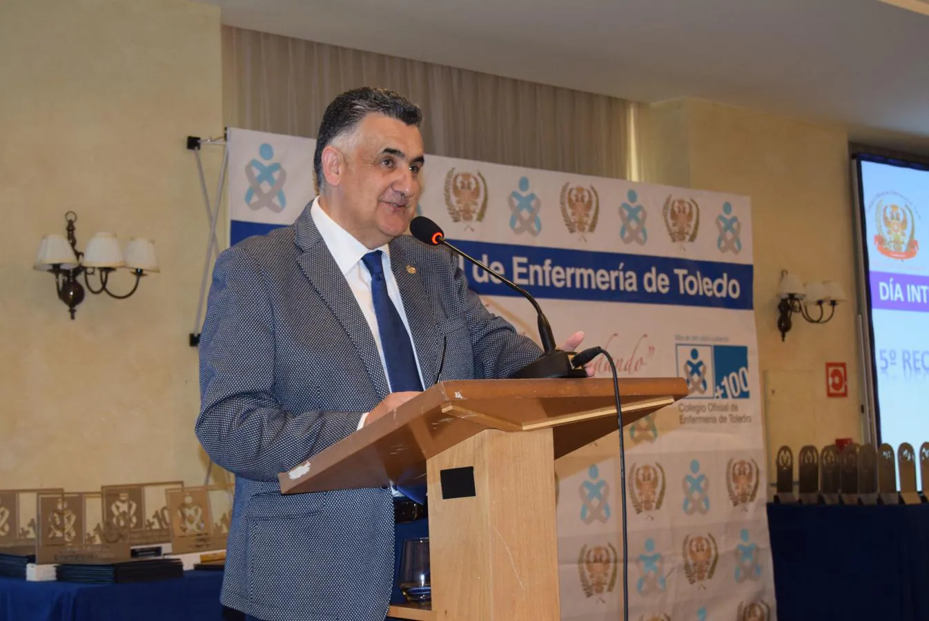 El presidente del Colegio de Enfermería de Toledo, Roberto Marín. 