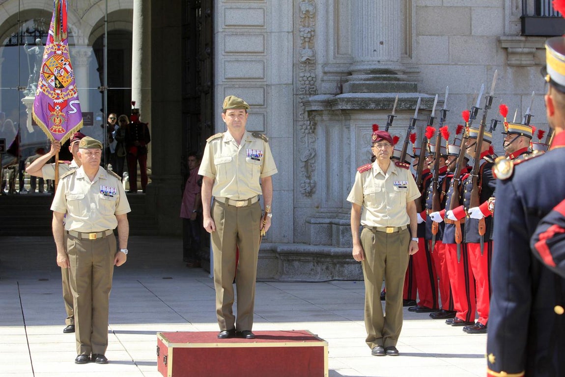 El relevo de la Guardia en el Alcázar de Toledo, en imágenes