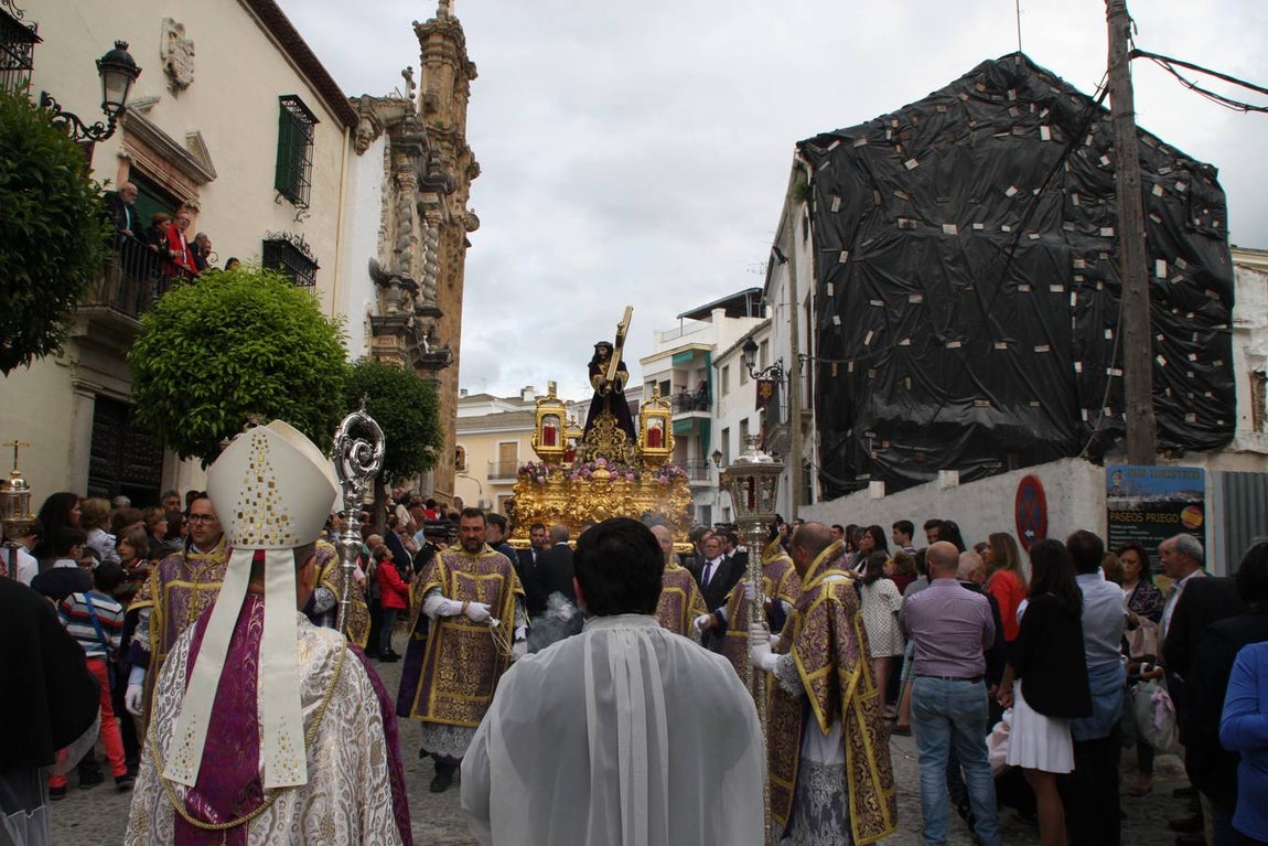 En imágenes, la salida extraordinaria de Jesús Nazareno en Priego de Córdoba