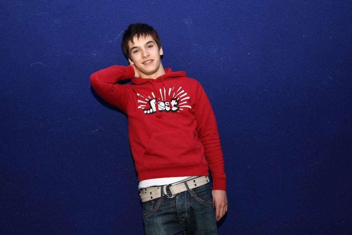 Vestido a la moda de 2010. 