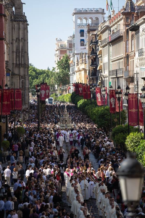 En imágenes, una mañana radiante de Corpus Christi