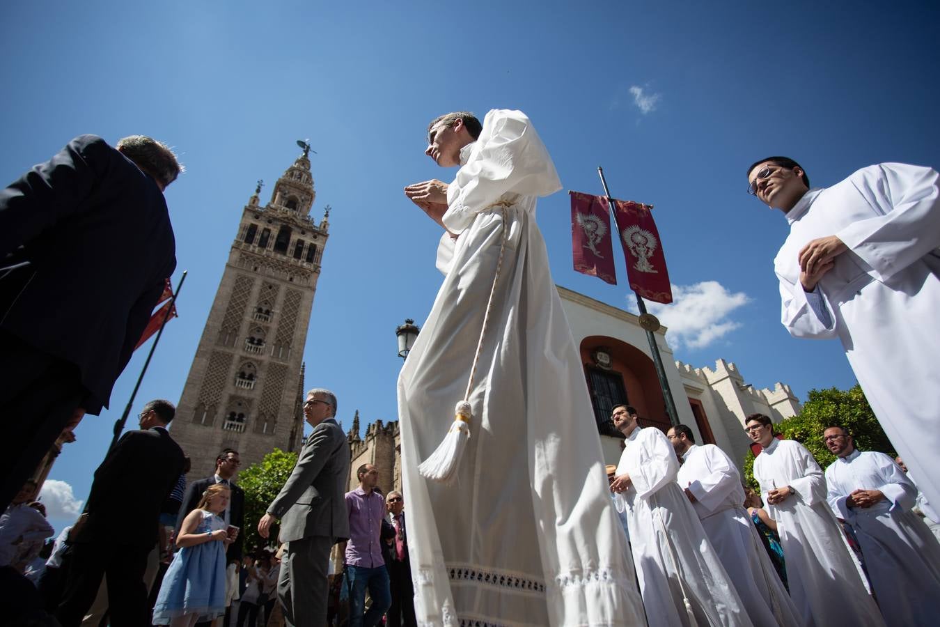 En imágenes, una mañana radiante de Corpus Christi