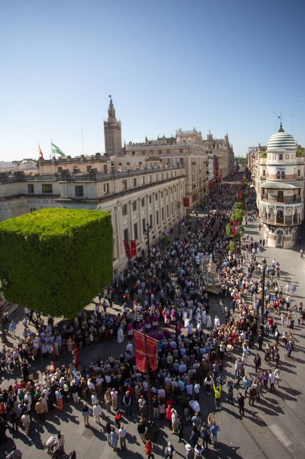 En imágenes, una mañana radiante de Corpus Christi