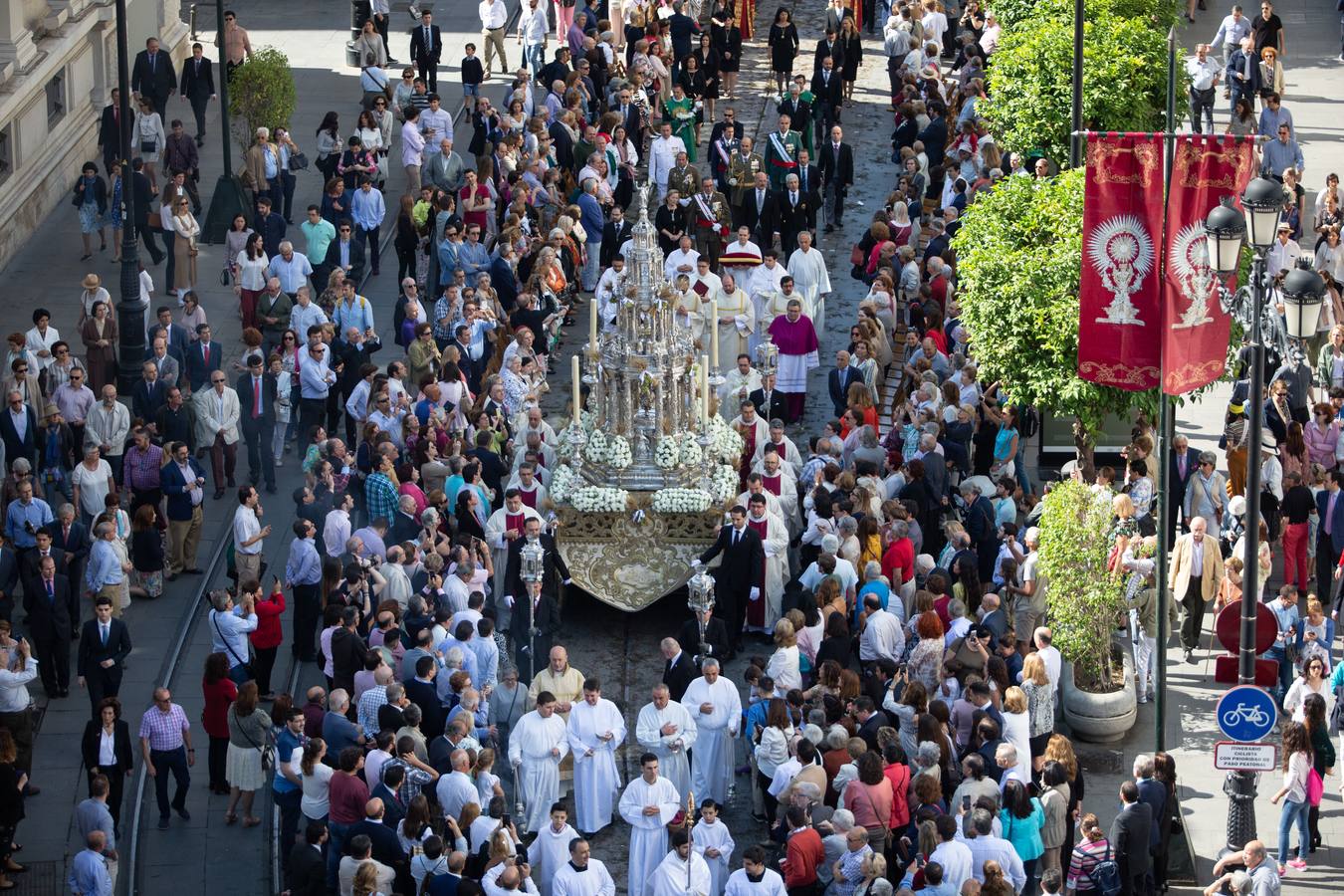 En imágenes, una mañana radiante de Corpus Christi