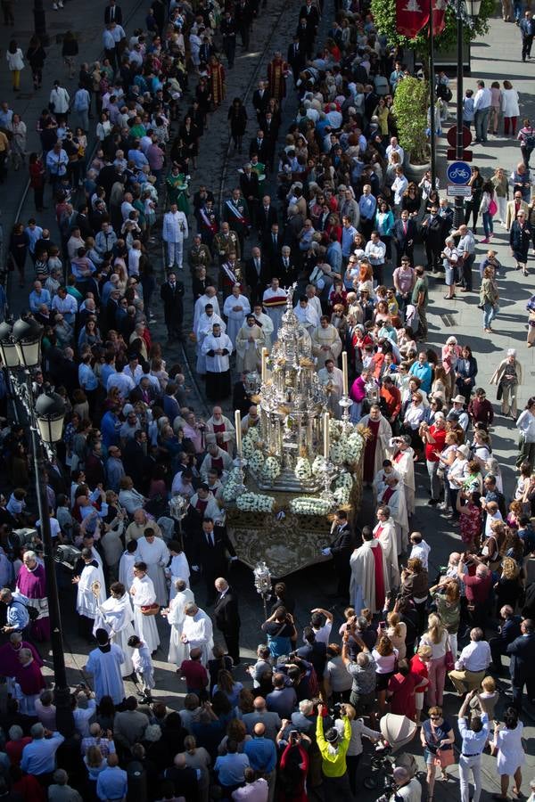 En imágenes, una mañana radiante de Corpus Christi