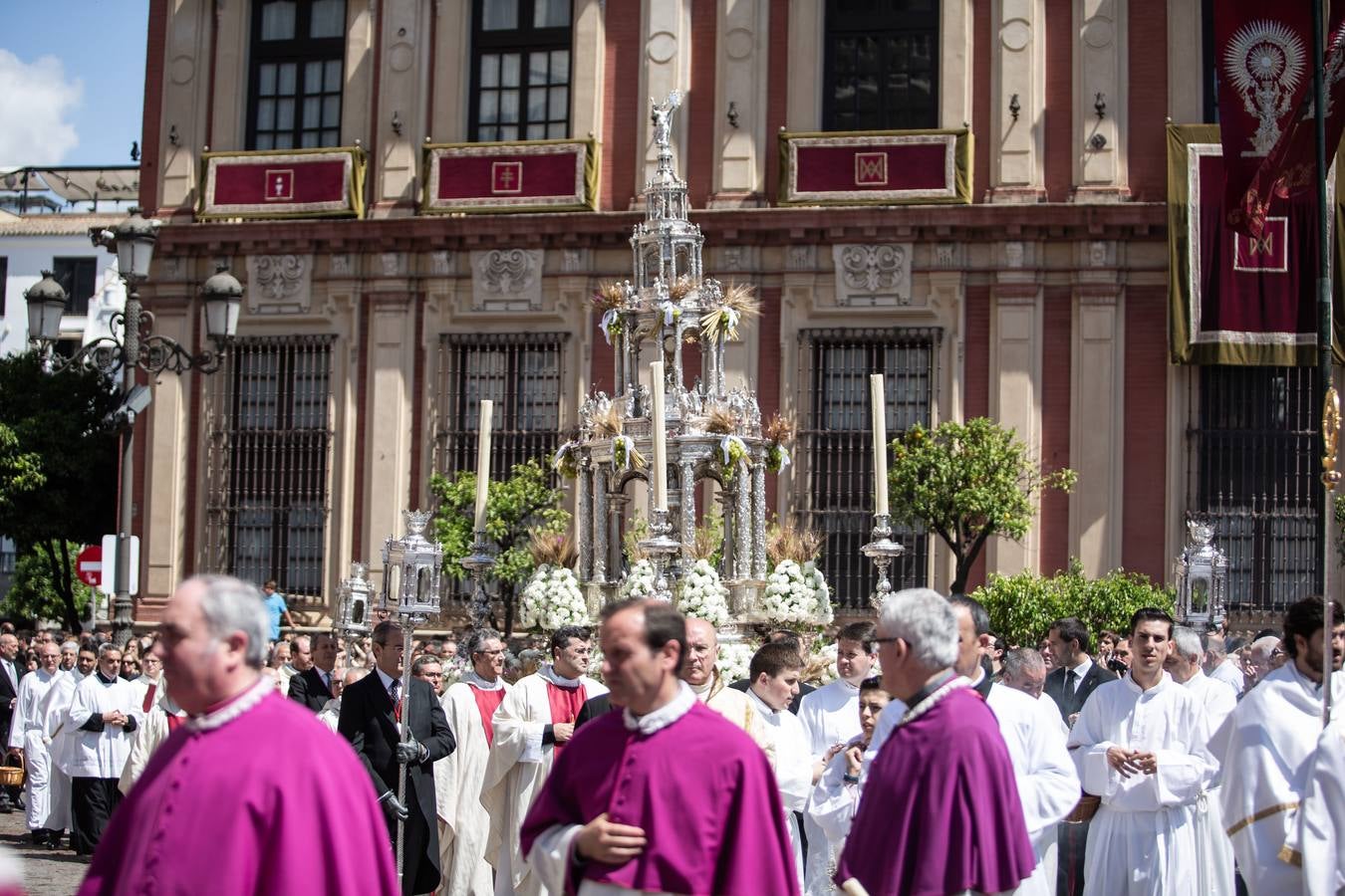 En imágenes, una mañana radiante de Corpus Christi