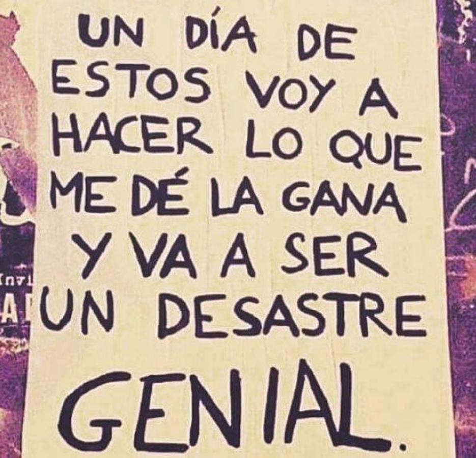El Monaguillo. El humorista invita a la reflexión con este mensaje, el cual el mismo Mona describe como «el mejor oxímoron». ¡Feliz desastre genial!