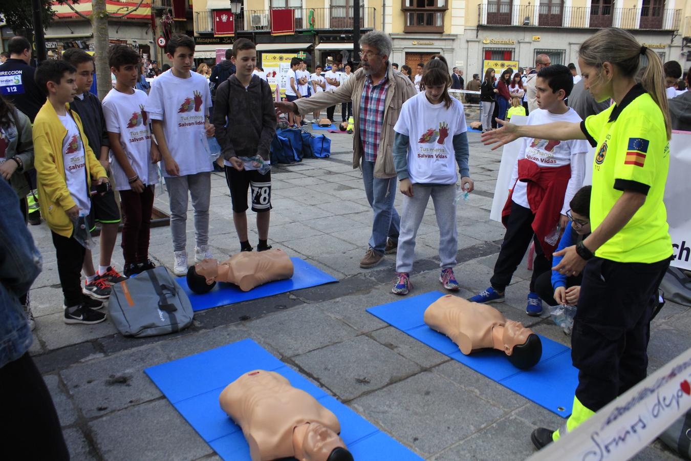 Alumnos de Toledo aprenden a salvar vidas