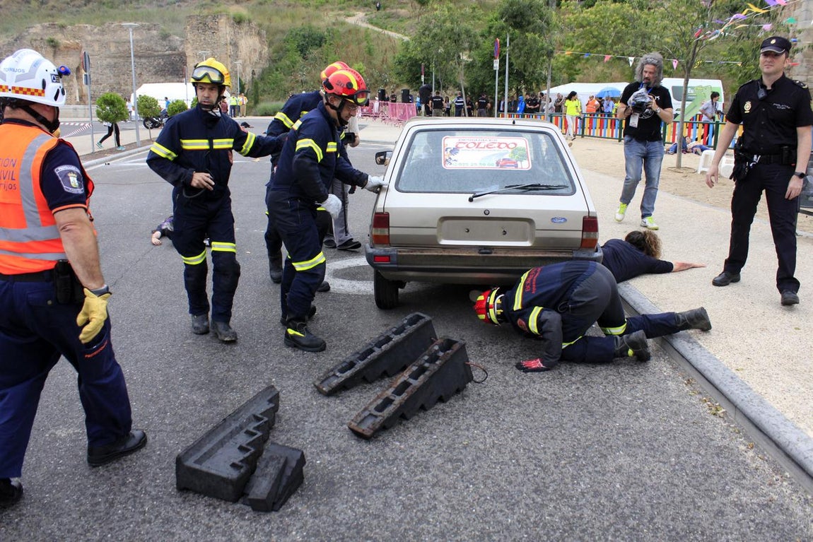 El simulacro de atentado terrorista de Toledo, en imágenes