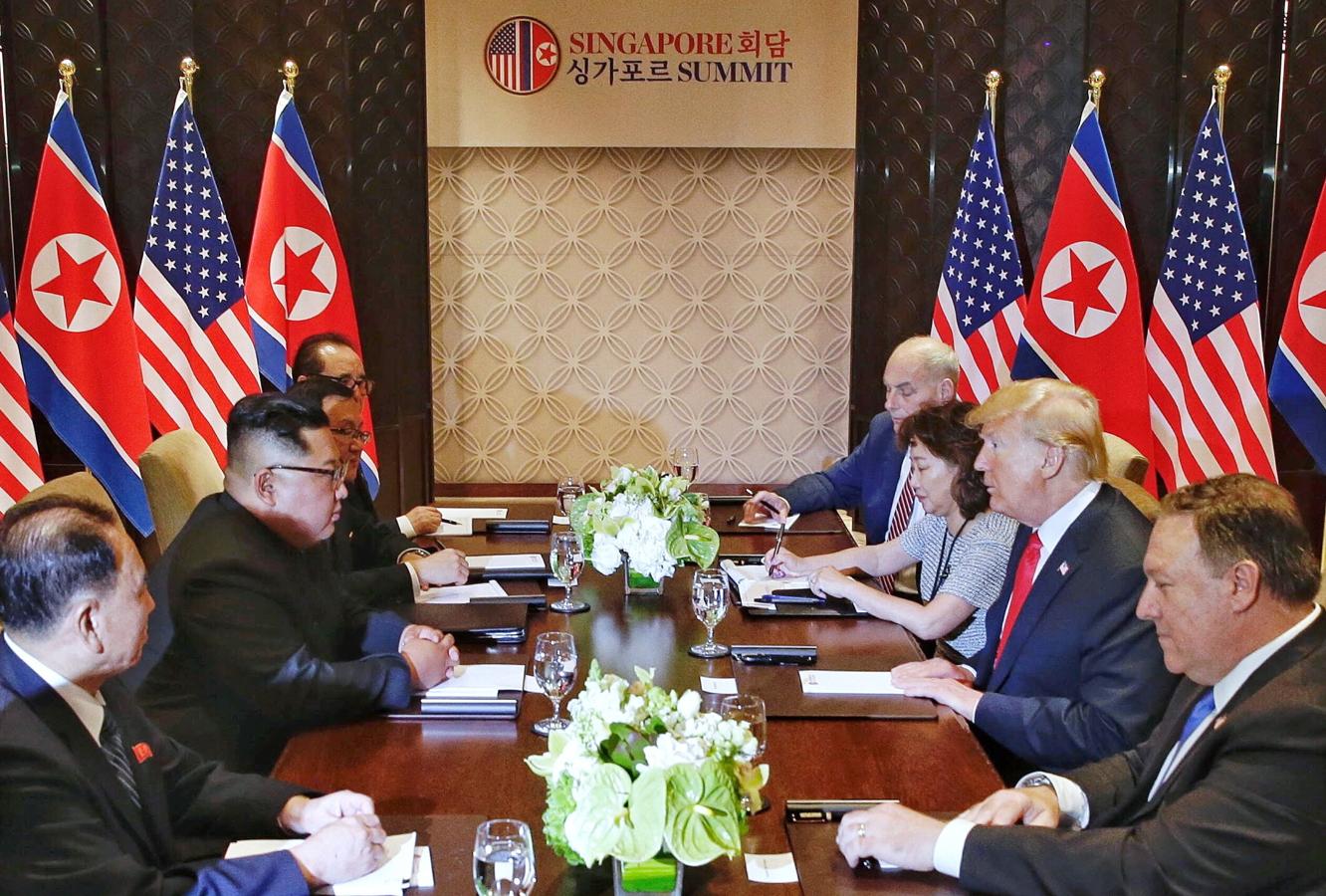 La histórica cumbre entre Donald Trump y Kim Jong-un, en imágenes