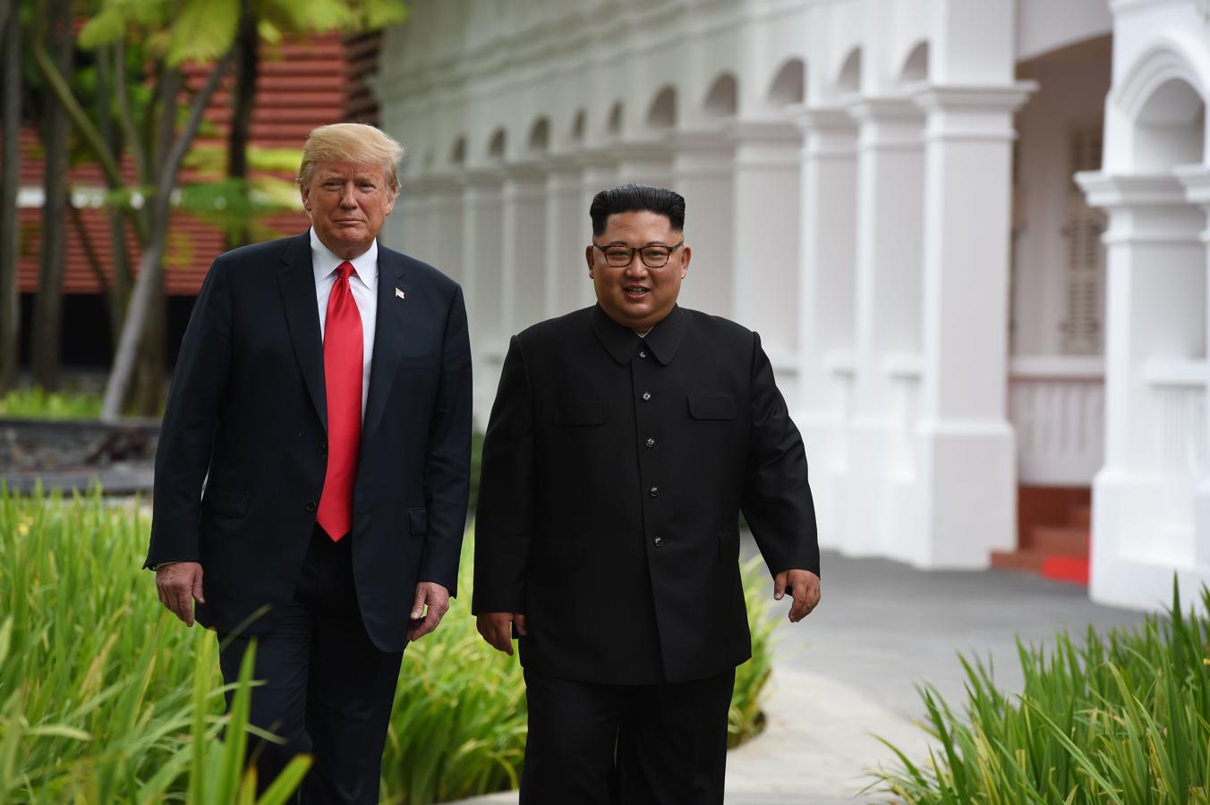 La histórica cumbre entre Donald Trump y Kim Jong-un, en imágenes