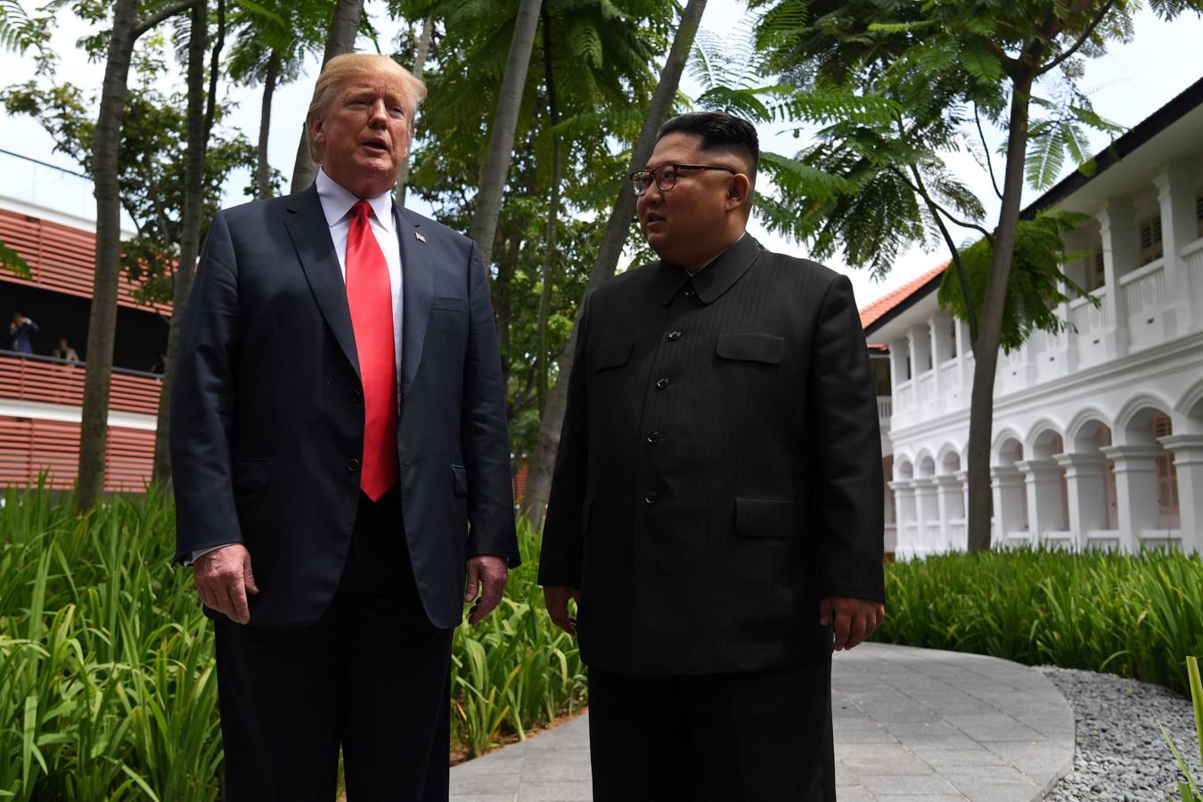 La histórica cumbre entre Donald Trump y Kim Jong-un, en imágenes