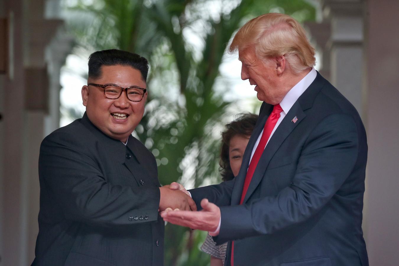 La histórica cumbre entre Donald Trump y Kim Jong-un, en imágenes