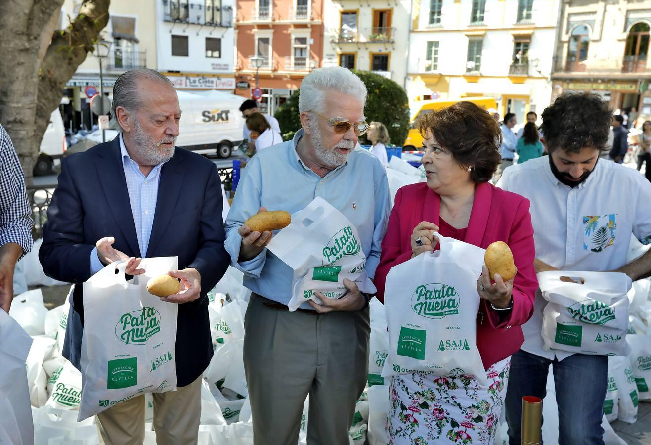 Regalan 5.000 kilos de patata nueva en Sevilla