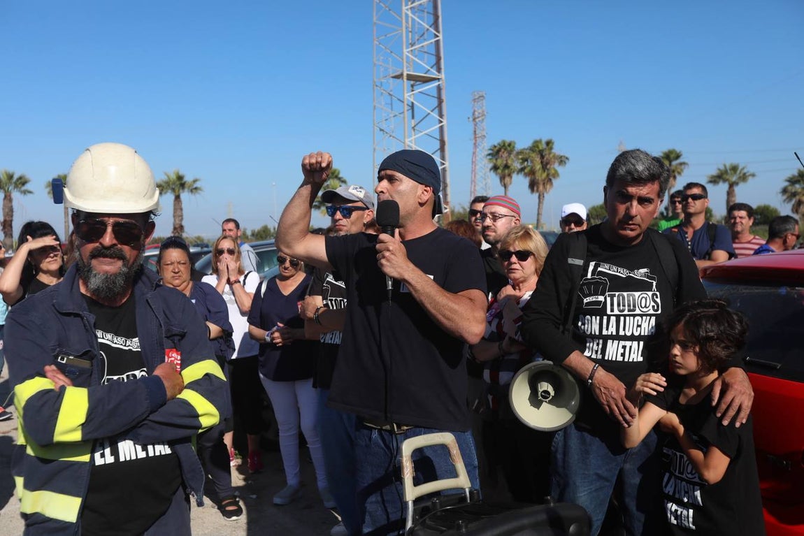 Las imágenes de la huelga del metal en la Bahía de Cádiz